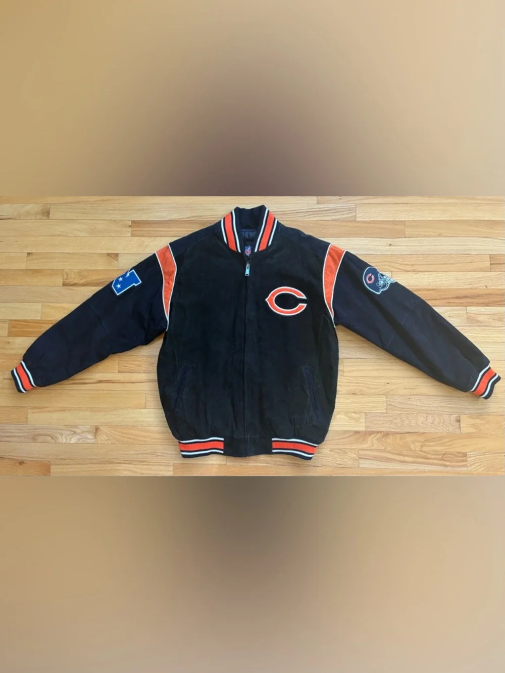 Vintage Chicago Bears NFL G-III Varsity Jacket Coat Men’s Size L